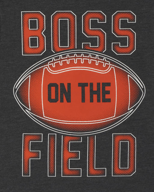 Baby And Toddler Boys Long Sleeve Boss On The Field Football