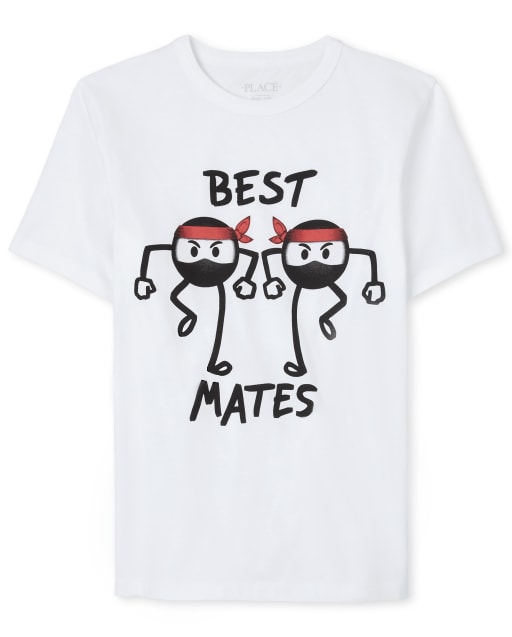 Camiseta gráfica Best Mates Ninjas para niños