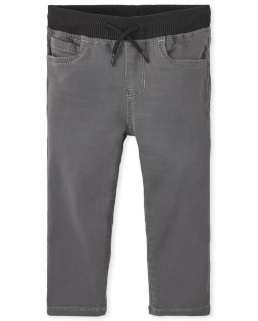 Baby And Toddler Boys Pull On Straight Jeans
