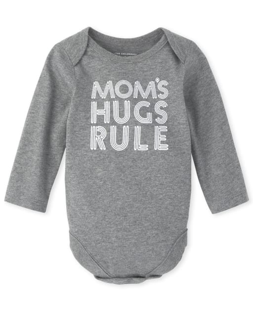 Baby Boys Mom's Hugs Graphic Bodysuit