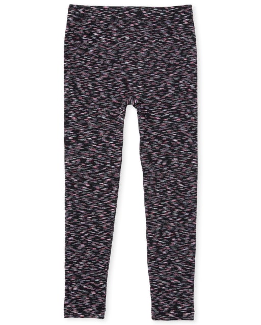 Leggings con forro polar para niñas Space Dye