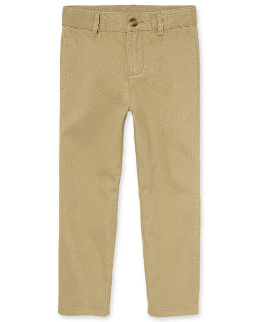 Boys Uniform Stretch Relaxed Chino Pants