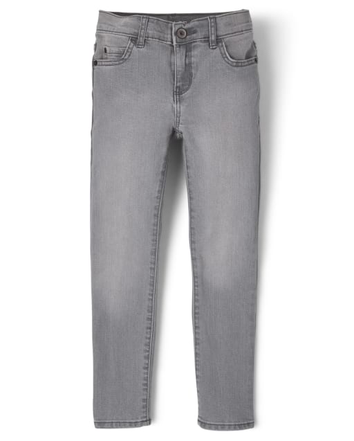 Boys Husky Basic Stretch Skinny Jeans