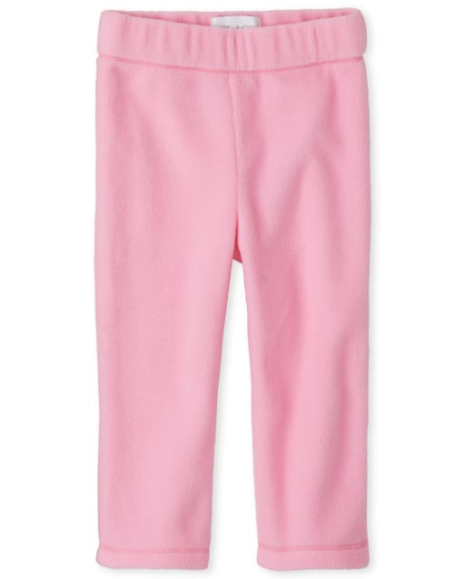 Pantalon en molleton glacier pour toute-petite fille