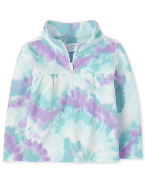 Toddler Girls Print Glacier Fleece Half Zip Pullover