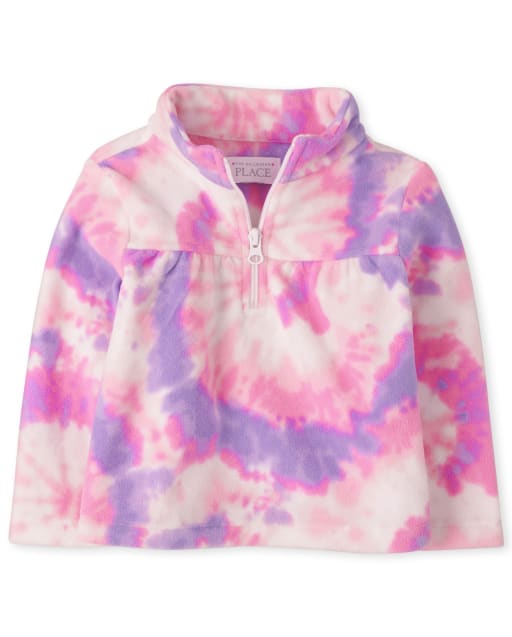 Toddler Girls Print Glacier Fleece Half Zip Pullover