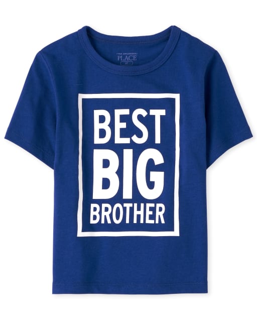 Camiseta gráfica Best Big Brother para bebés y niños pequeños