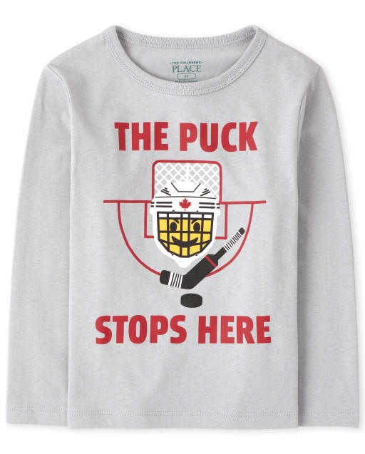 T-shirt graphique de hockey pour bébés et tout-petits garçons