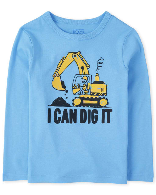 T-shirt graphique Dig It pour bébés et tout-petits garçons