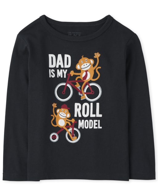 T-shirt graphique modèle Roll pour bébés et tout-petits garçons