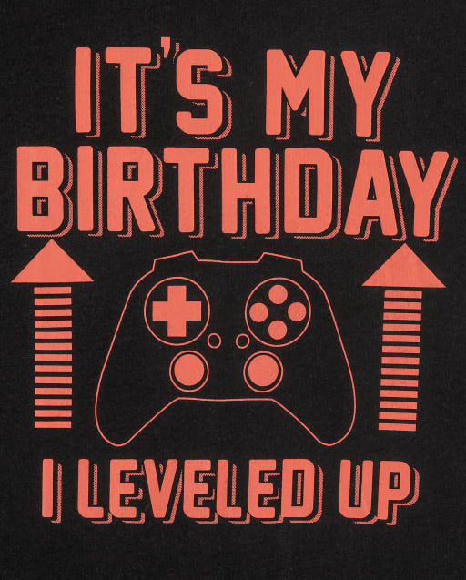 Boys Long Sleeve It S My Birthday I Leveled Up Video Game Graphic Tee Print the worksheet about birthdays and complete the exercises to help you practise your english! the children s place