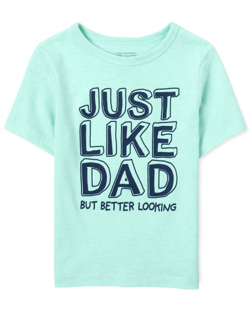 Baby And Toddler Boys Just Like Dad Graphic Tee