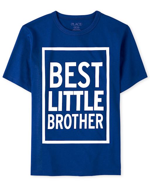 Boys Best Little Brother Graphic Tee