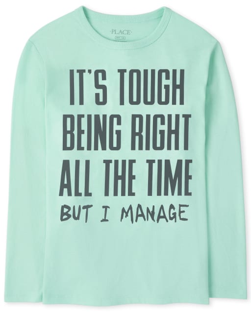 T-shirt graphique pour garçons, tout le temps