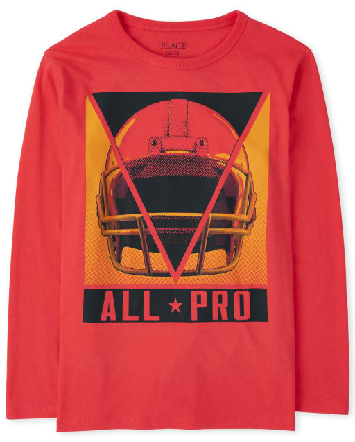 Boys Football Graphic Tee