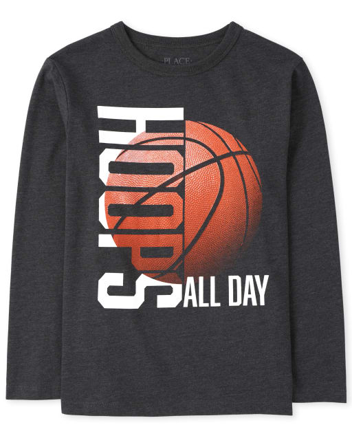 T-shirt graphique Hoops All Day pour garçons