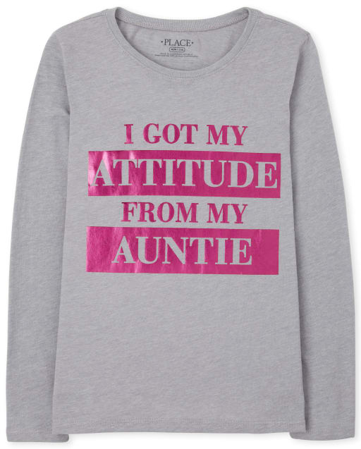 Girls My Auntie Graphic Tee