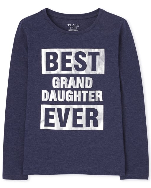 Camiseta con estampado Family Foil Best Ever para niñas a juego