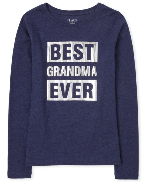 Womens Matching Family Foil Best Ever Graphic Tee