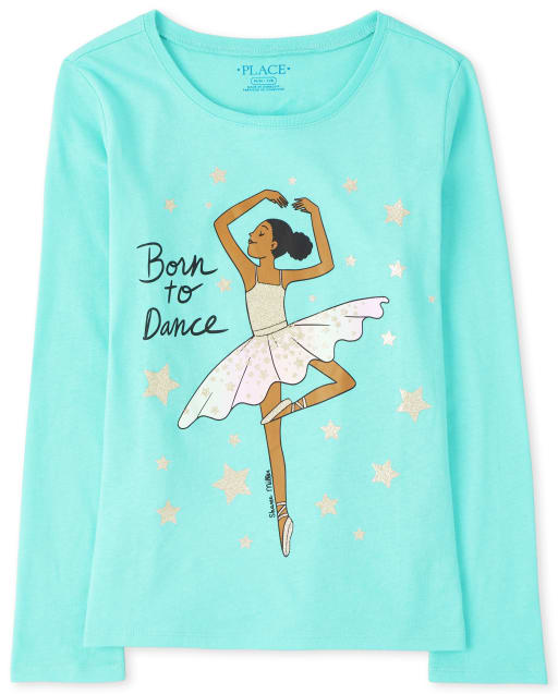 Girls Born To Dance Graphic Tee