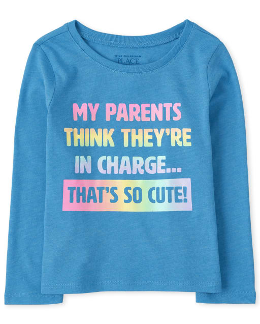 Baby And Toddler Girls My Parents Graphic Tee