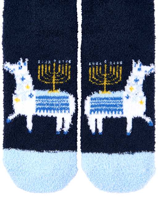 Unisex Kids Hanukkah Cozy Socks 2 Pack