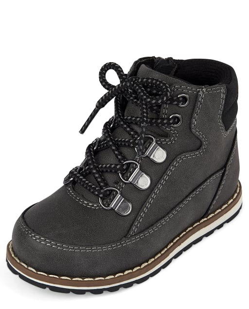 Toddler Boys Lace Up Moc Boots