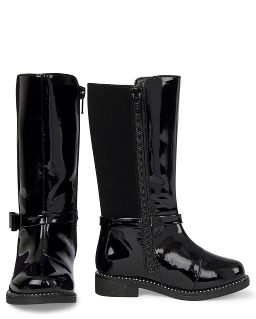 tall boots with bows