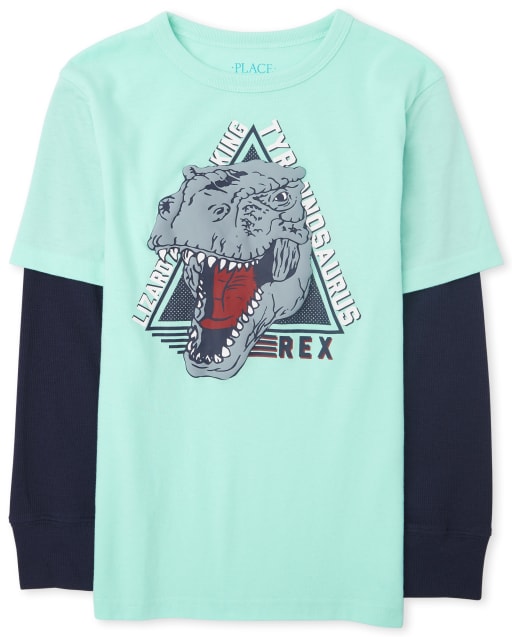 Boys Graphic Thermal 2 In 1 Top