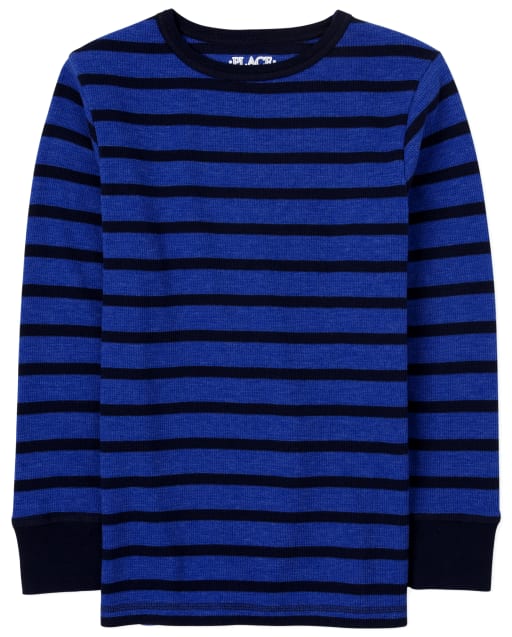 striped thermal top