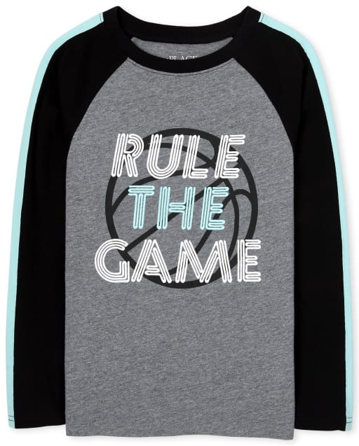Boys Graphic Raglan Top