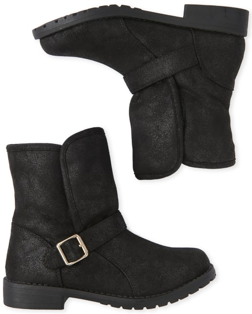 girls faux suede boots