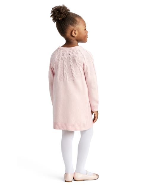 Robe Pull En Tricot Torsade Pour Bebes Et Petites Filles