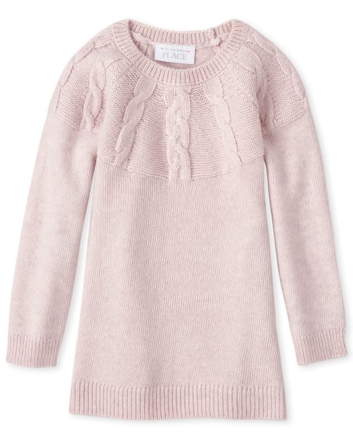 Robe Pull En Tricot Torsade Pour Bebes Et Petites Filles