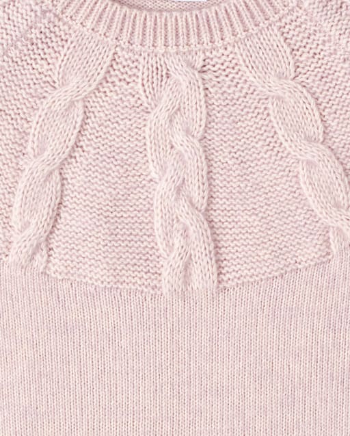 Robe Pull En Tricot Torsade Pour Bebes Et Petites Filles