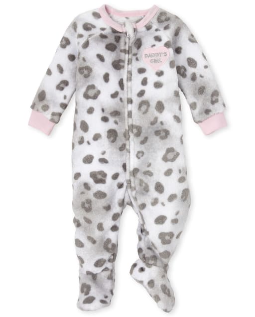 baby leopard pajamas