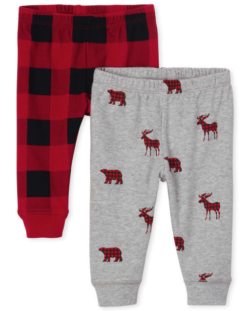 baby boy buffalo plaid pants