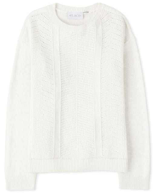 Girls Stitched Sweater