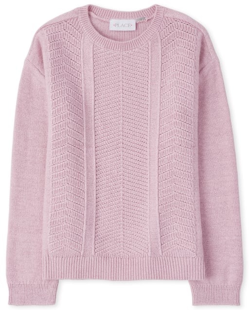 Pull cousu pour filles