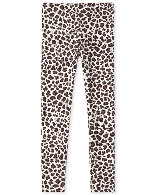 Girls Leopard Leggings