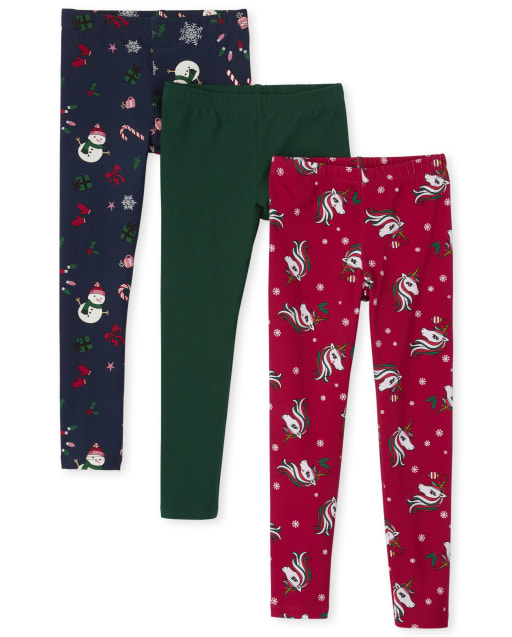 girls holiday leggings