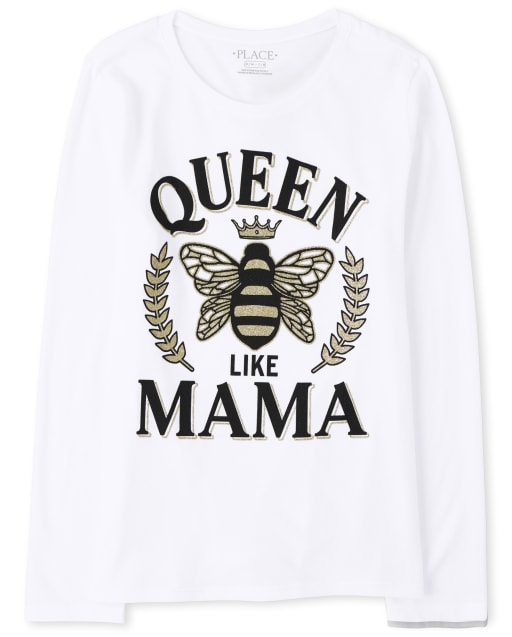 Girls Queen Like Mama Graphic Tee