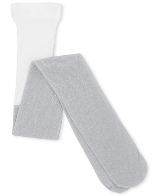 Girls Metallic Tights