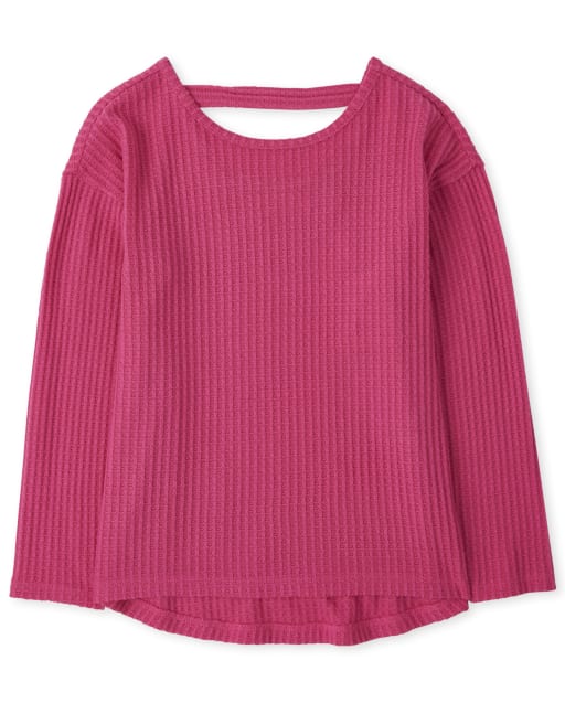 Pull léger à découpes pour fille