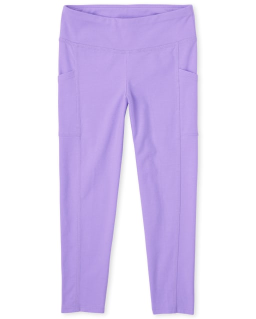 Girls Pocket Hi-Rise Leggings