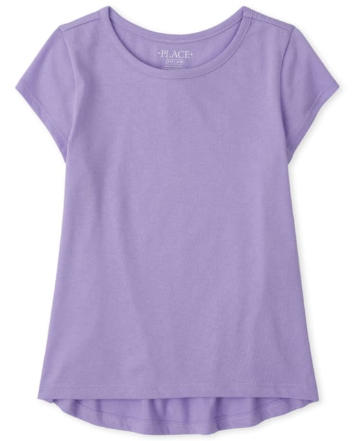 T-shirt haut bas pour filles