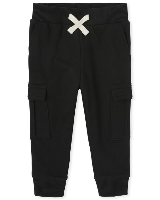 baby boy black jogger pants