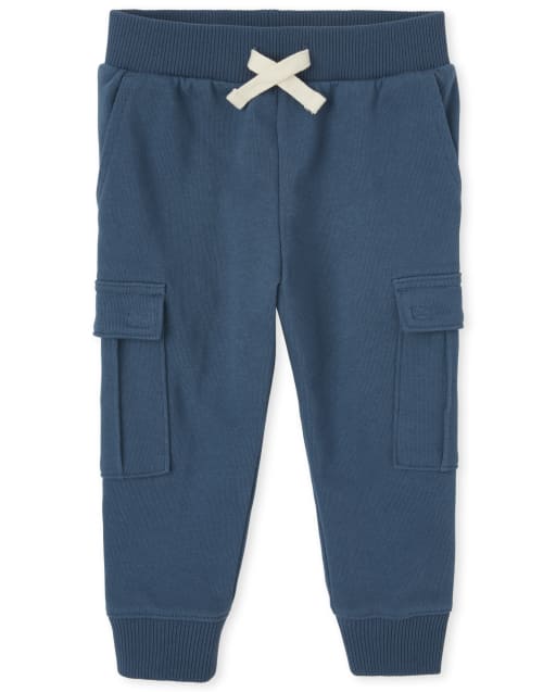 Baby And Toddler Boys French Terry Cargo Jogger Pants