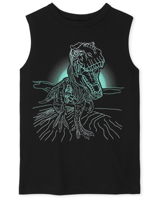 Boys Graphic Muscle Tank Top