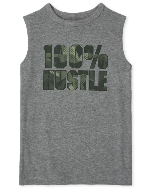 Boys Graphic Muscle Tank Top